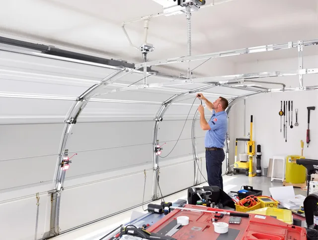 Garage door cable repair service by Buckeye Garage Door Repair in Buckeye