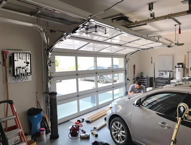 Garage door noise reduction service by Buckeye Garage Door Repair in Buckeye