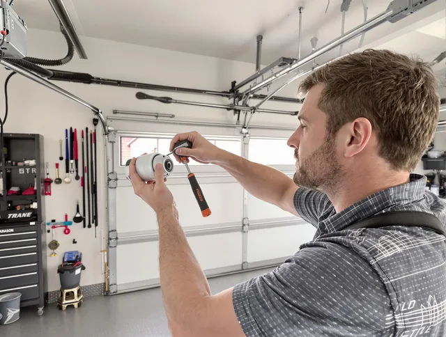 Garage door opener repair service by Buckeye Garage Door Repair in Buckeye
