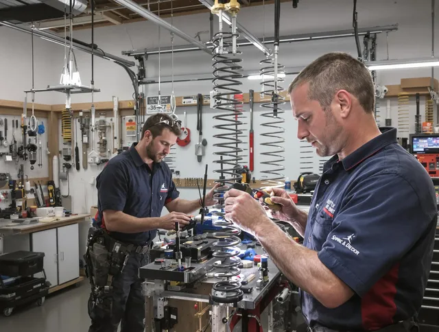 Garage door spring repair service by Buckeye Garage Door Repair in Buckeye